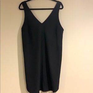 Banana Republic Black V-Neck Dress- 14